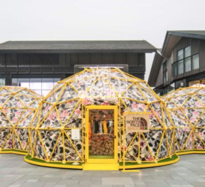 Magasins éphémères: collaboration Gucci et The North Face
