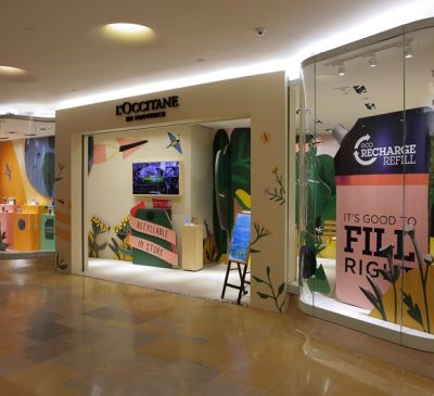 Magasins éphémères: l'Occitane ouvre un concept store écologique