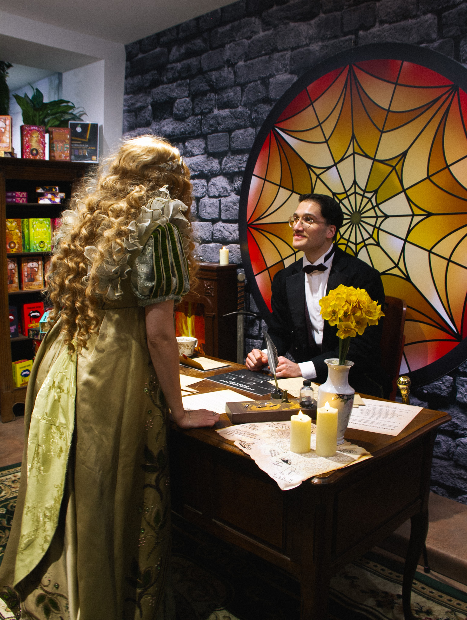 Pop up store littéraire paris, lieu éphémère immersif fantasy