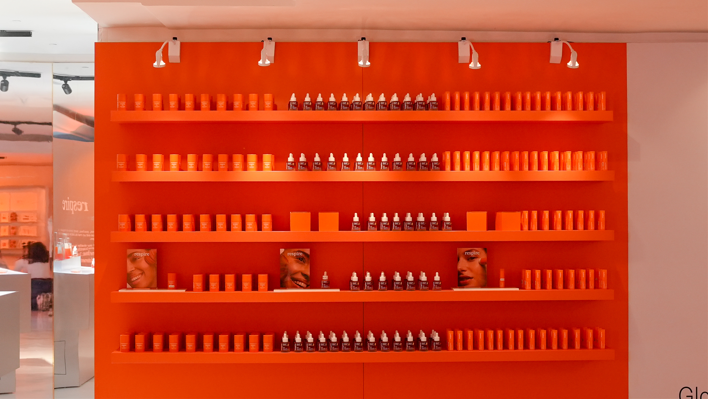 pop up store respire paris marais, pop up retail skincare in paris
